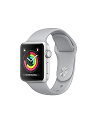 Apple Watch Series 3 (GPS) 38mm Smartwatch (Silver Aluminum Case, Fog Sport Band)