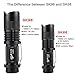 ULTRAFIRE Tactical Flashlight SK98 800 Lumens Adjustable Focus 3 Mode Small Portable Torch 5 Pack