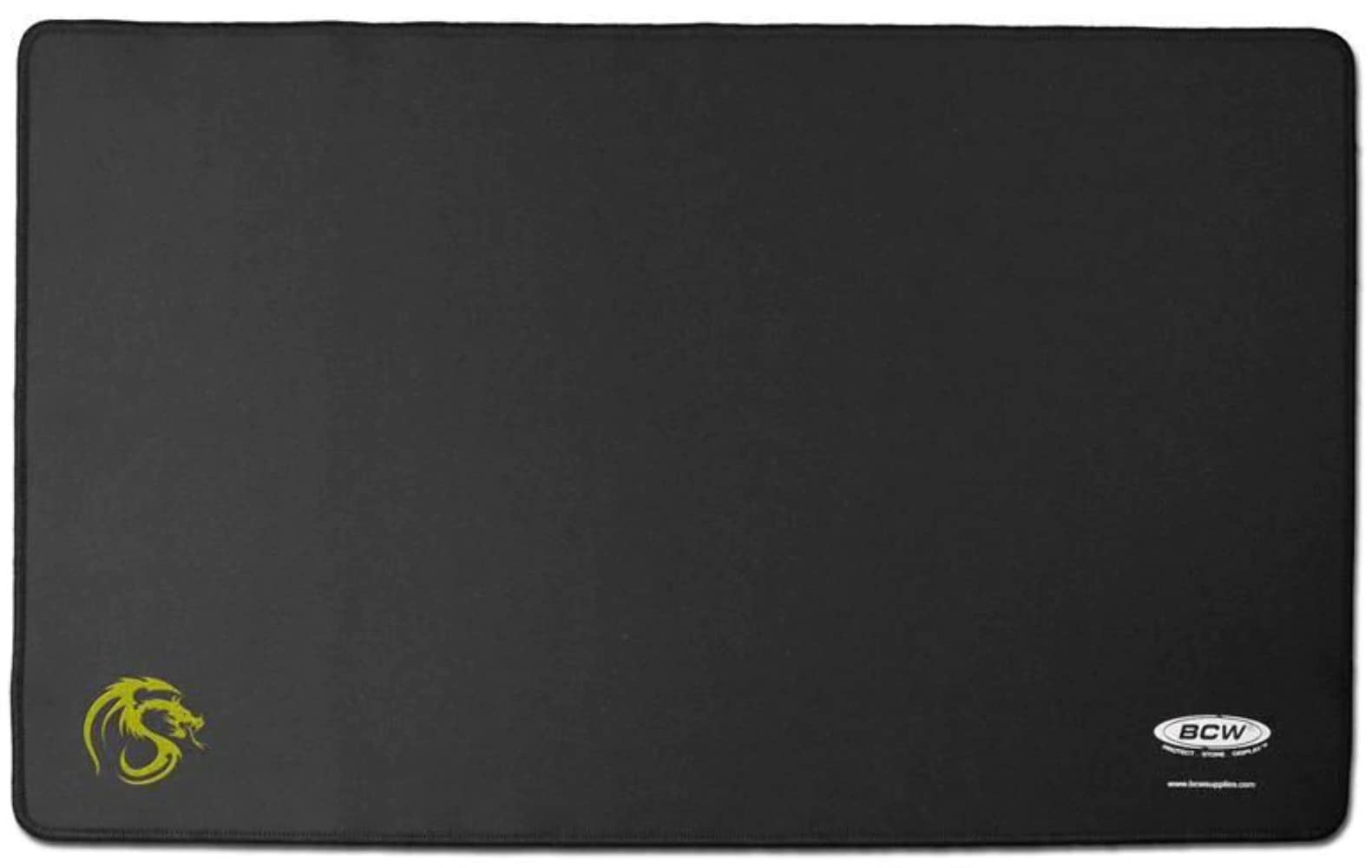 2 Black 24 X 14 Card Playmat - MTG - YU-GI-OH! - DRAGON-Z - STAR TREK and others - Solid Black Play Mat