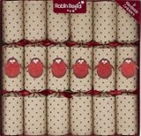 6 Racing Robins Clockwork Christmas Crackers
