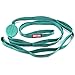 Peace Yoga - Durable 7ft Cotton Yoga Stretching Exercise Strap Band with Multiple Grip Loops - Turquoise