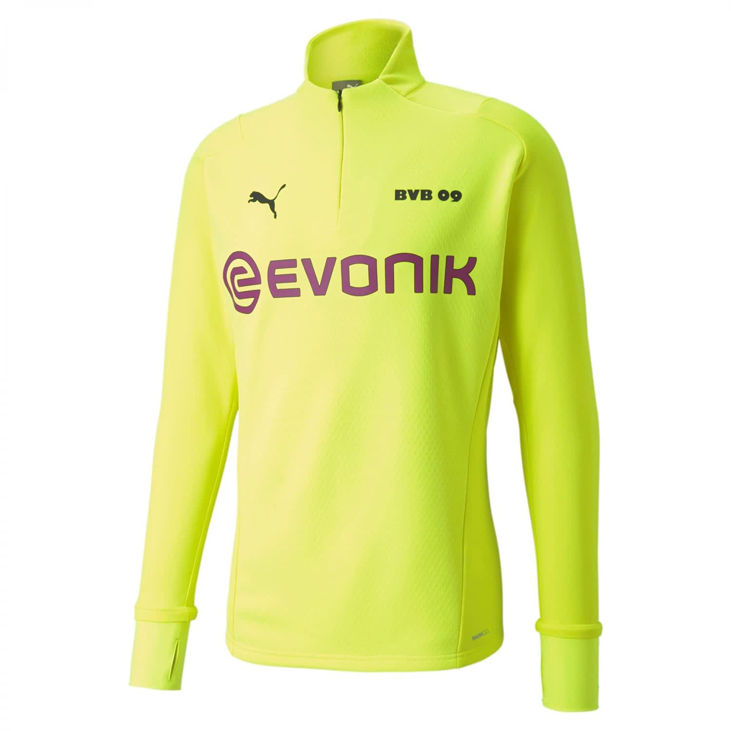 Puma Men's Borussia Dortmund 2021/22 Season Trainning, Sweatshirt, Safety Yellow Black, XXXL