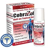 CobraZol Topical Gel Roll-On Chronic Pain Relief 3oz | Used By Pain Suffers of Muscle & Joint Pain Relief