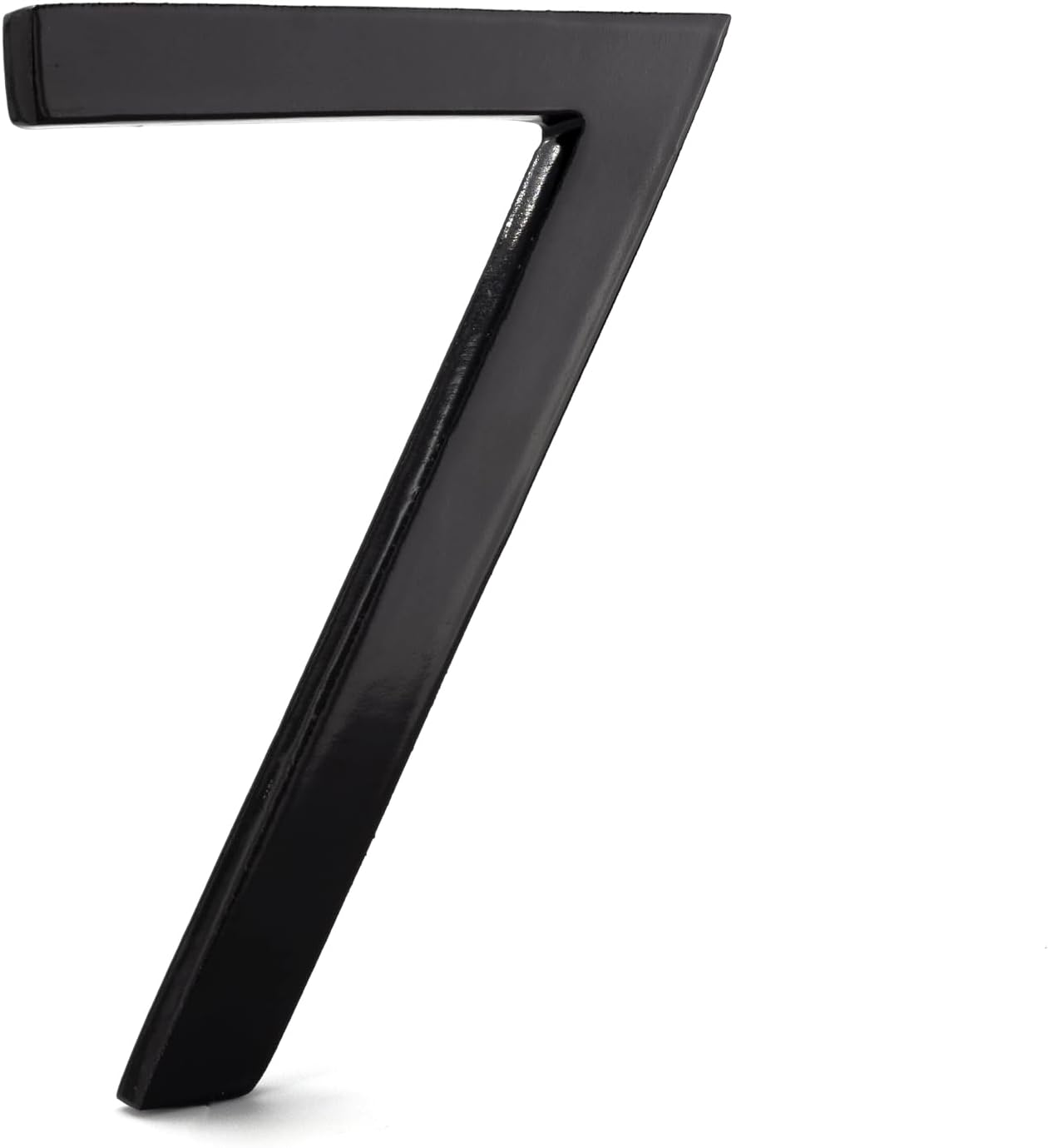 Address Signs - Montague Metal Products MHN-16-F-BK1-7 Solid Aluminum Modern Floating Address House Numbers, 16