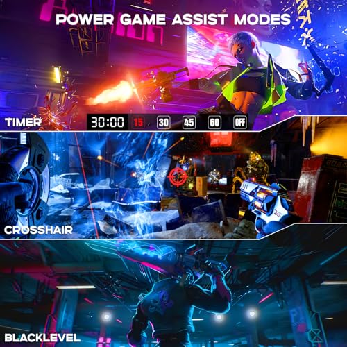 XUNDEFINED 27 inch 1440P Gaming Monitor, 200Hz Fast IPS WQHD 2K Computer Monitor with Speaker, Free-Sync & G-SYNC, 125% sRGB, HDR10, HDMI x2, DisplayPort x2, VESA Mountable, Tilt Adjustable, Eye Care