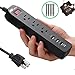 FlePow 1250W/10A 3-Outlet Power Strip with 3 USB Charging Ports