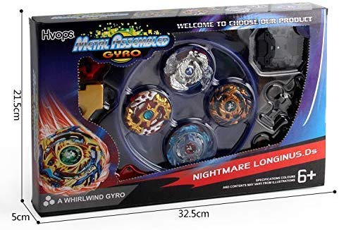 Hityblty Bay Battle Burst Avatar Attack Battle Set with Two String Launcher and Grip Starter Set