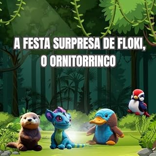 Livro A Festa Surpresa de Floki, o Ornitorrinco