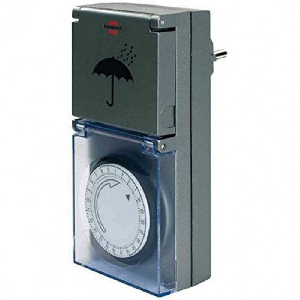 Brennenstuhl 1506464 Daily Timer MZ 44 IP 44 Anthracite FR