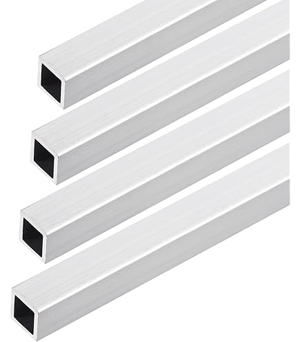Lot De 3 Tubes En Aluminium 6063 - 7mm Ø Ext, 3mm Ø Int, 250mm Long - Pour Cadres Machines, Meubles, Projets DIY