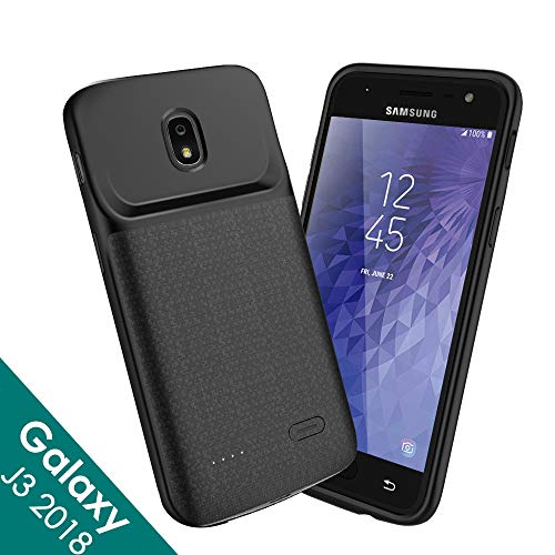 NEWDERY Galaxy J3 2018 Battery Case, 4700mAh Galaxy J3 Star Charger Case,  J3 Achieve,Galaxy Express,Amp Prime