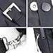 Stuo Men's Sling Bag Headphone Port Waterproof Crossbody Shoulder Bag Outdoor Cycling Messenger Chest Bag Black (black023)