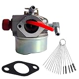 Dosens Carburetor Replacement for Tecumseh 640350 640303 640271 640338 640274 13566 FITS Models: LEV105 LEV120 LV195EA LV195XA LEV100 LEV105 LV195EA with Carbon Dirt Jet Cleaner Tool Kit