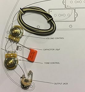 Amazon.com: TAOT Wiring Kit - Fender Precision Bass P-Bass ... mexican strat hss wiring diagram 