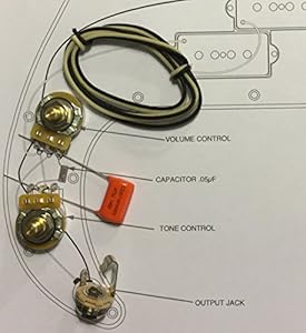 Amazon.com: TAOT Wiring Kit - Fender Precision Bass P-Bass ... mexican stratocaster wire diagram 