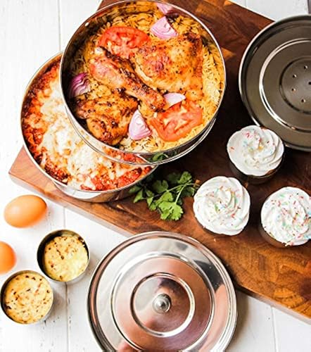 ecozoi Premium Extra Deep Stackable Steamer Insert Pans Pot in Pot