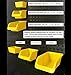 WallPeg 206 pc. Pegboard Hooks & Pegboard Bins Storage Organization Kit Bins and Peg Hooks fits 1/4