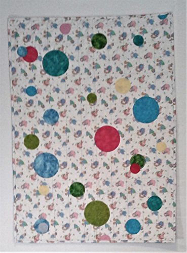 Random Spheres Floating Like Bubbles Over Bunnies, Squirrels, and Mice Playing on a White Background