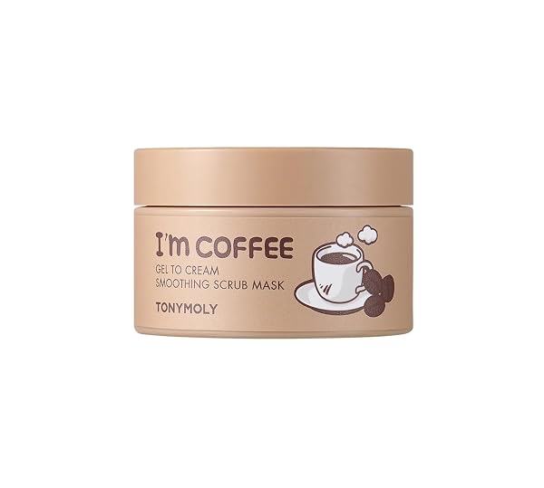 TONYMOLY I’M COFFEE GEL-TO-CREAM SMOOTHING SCRUB MASK –...
