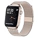 MCORS Compatible with Apple Watch Band 38mm 40mm,Stainless Steel Mesh Metal Loop with Adjustable Magnetic Closure Replacement Bands for Iwatch Series 4 3 2 1 Gold (Retro)