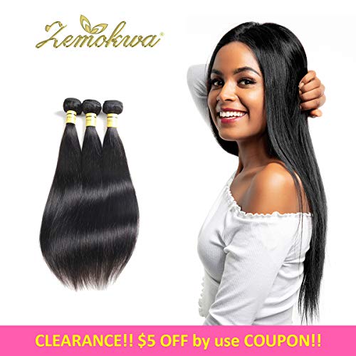 Zemokwa Human Hair Bundles Straight Hair Brazilian Hair Bundles 14