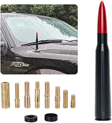 Bullet Antenna 50 Cal White Replacement Ford F150 F250 F350 Dodge Ram 1500 2500 Jeep Bullet Antenna Gmc Sierra 1500