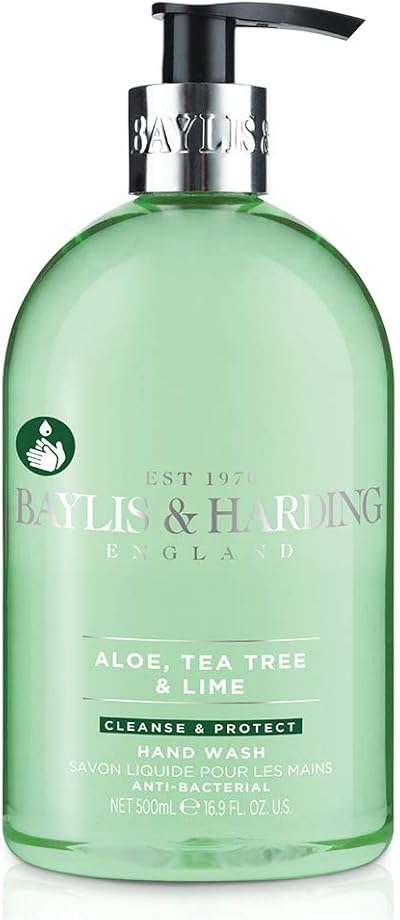 Baylis & Harding Aloe Tea Tree Lime Antibacterial Hand Wash 500ml Vegan Friendly