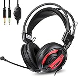 Gaming Headset,Over Ear Headphones,E-BLUE EHS956 Stereo Niose Cancelling for Xbox PS3 PS4