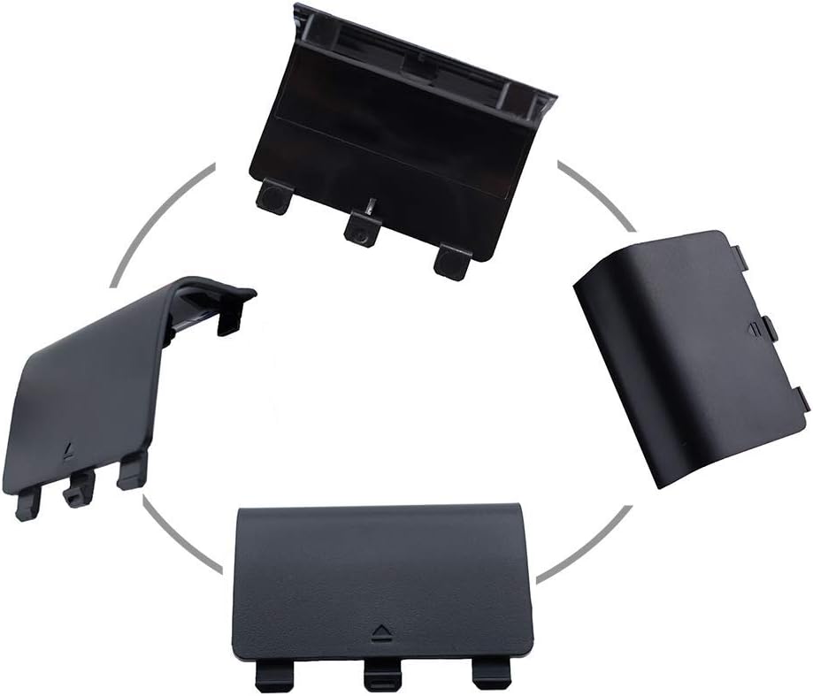4Pack Replacement Battery Back Cover for Xbox Wireless Controller Controller Shell Cover Part for Xbox One S Battery Cover Door - Image 3