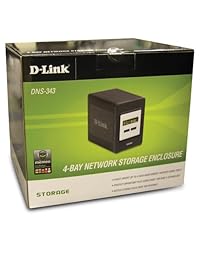 D Link DNS 343 4 Bay Network Attached Storage Enclosure