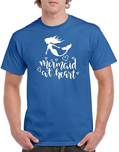 Long Beach Apparel Mermaid At Heart T Shirt Dream Angel Party Tee Gift