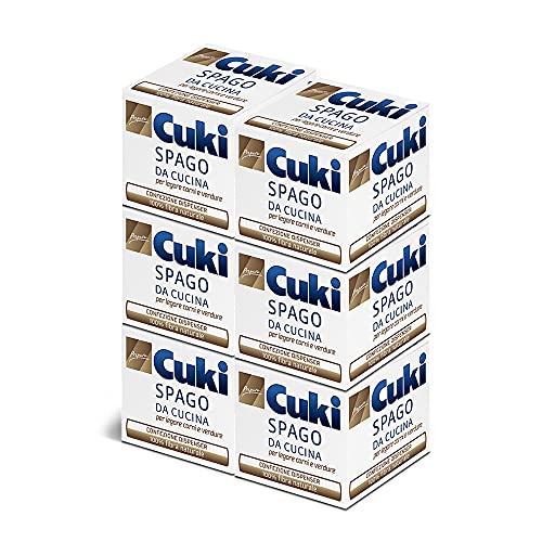 Cuki 52001 Lot de 6 Ficelle de cuisine pour viande et légumes 60 m