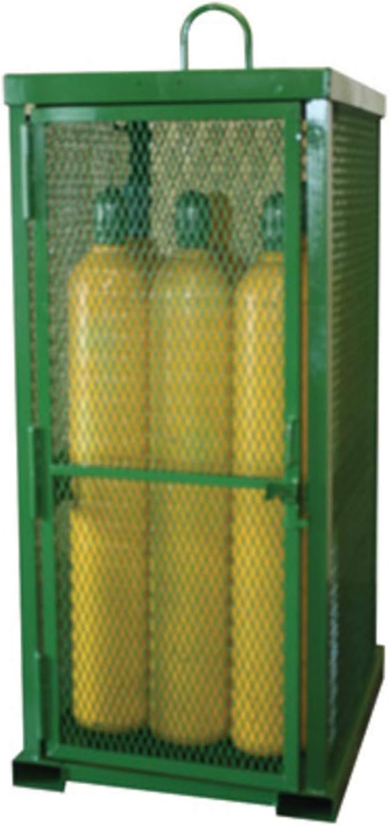 Saf-T-Cart 85" X 33" X 42" Steel Cylinder Cage With Strap