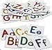 Fun Express Colorful Sensory Alphabet Letters - 26 Textured Cards for Kids - Educational Montessori Toys, Tracing & Letter Recognition for Classroom & Home