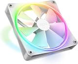 NZXT F140 RGB Duo 140mm Dual-Sided RGB Fan 20 LEDs PWM Control White