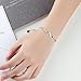 OneSight Women Infinity Love Bracelet, 925 Sterling Silver Adjustable Charm Forever Bracelet for Women Girls, White Gold and Rose Gold Colours