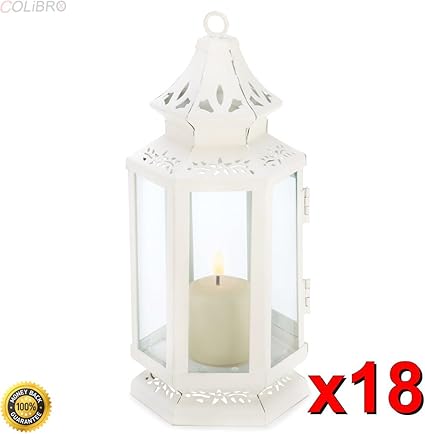 Colibrox 18 Victorian Style White Lantern Candle New Wholesale