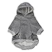 Howstar Pet Clothes,Puppy Hoodie Sweaters Winter Warm Hoodie for Dogs Cats Sweatshirt I Love My Mom Printed Pet Costumes(L, Gray)