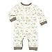 Winnie the Pooh Baby Boys Coverall Romper (0-3 Months, Pooh Bear Cream)