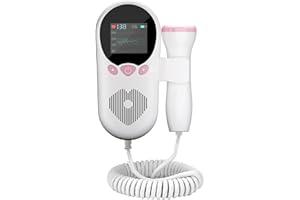 Fetal Doppler Care Analysis Professional Fetal Doppler High Accuracy Baby Heart Rate Monitor with LCD Screen, Suitable for Pr