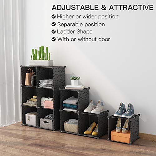 KOUSI Large Cube Storage -14"x18" Depth (6 Cubes) Organizer Shelves Clothes Dresser Closet Storage Organizer Cabinet Shelving Bookshelf Toy Organizer - Thumbnail 5