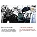 Umbrella Automatic Open Close Black - Teflon Coat Rain Unbrella Fits In Backpack by Trip Pardner