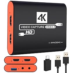 HDMI USB3.0 Capture Card with 4K Pass-Through,1080P