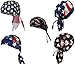 American Flag Doo Rag Patriotic Skull Caps Eagle Stars and Stripes Red White Blue Black