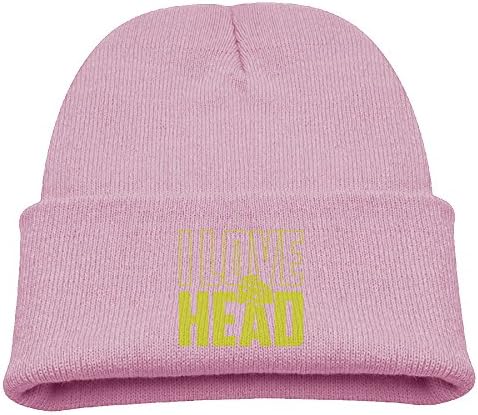 I Love Cheese Head Unisex Kids Beanie Caps Pink