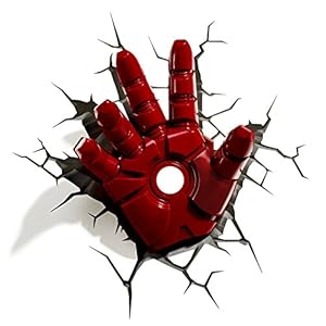 3DLightFX Marvel Avengers Iron Man Hand 3D Deco Light