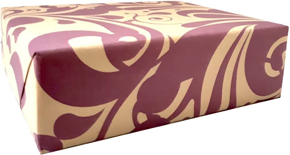 Kraft Wrapping Paper Roll 100% Recycled and Recyclable Gift Wrap (Swich Purple 4m)