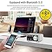 Bluetooth 5.0 Power Amplifier Wireless Audio Receiver with DC Adapter, Stereo Hi-Fi Digital Amp 2 Channel 50W+50W with RCA/AUX/USB/BT 5.0/TF Card inputs for Phone PC Tablet TV(Silver)thumb 1