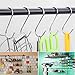 15 Pcs Round S Shaped Hooks S Hanging Hooks Hangers in Polished Stainless Steel Metal for Kitchen, Bedroom and Office