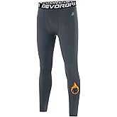 DEVOROPA Youth Boys' Compression Leggings Sports Tights Fleece Lined Thermal Base Layer Pants